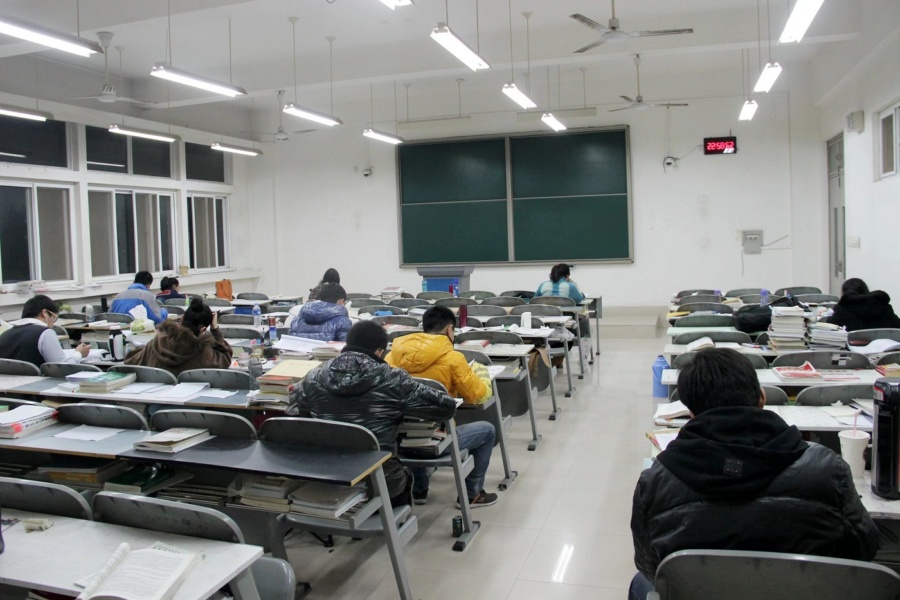 Students in a classroom