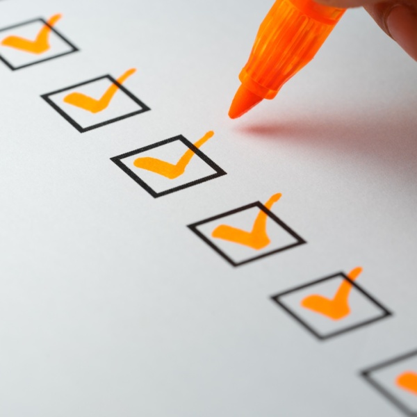 Pre-arrival checklists